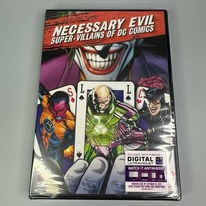 Necessary Evil Super-Villains of DC Comics DVD New Sealed